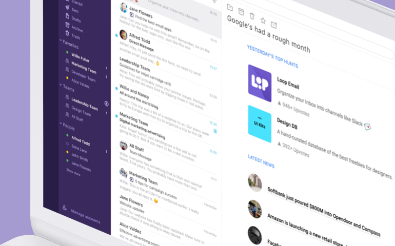 Loop Email success on Product Hunt
